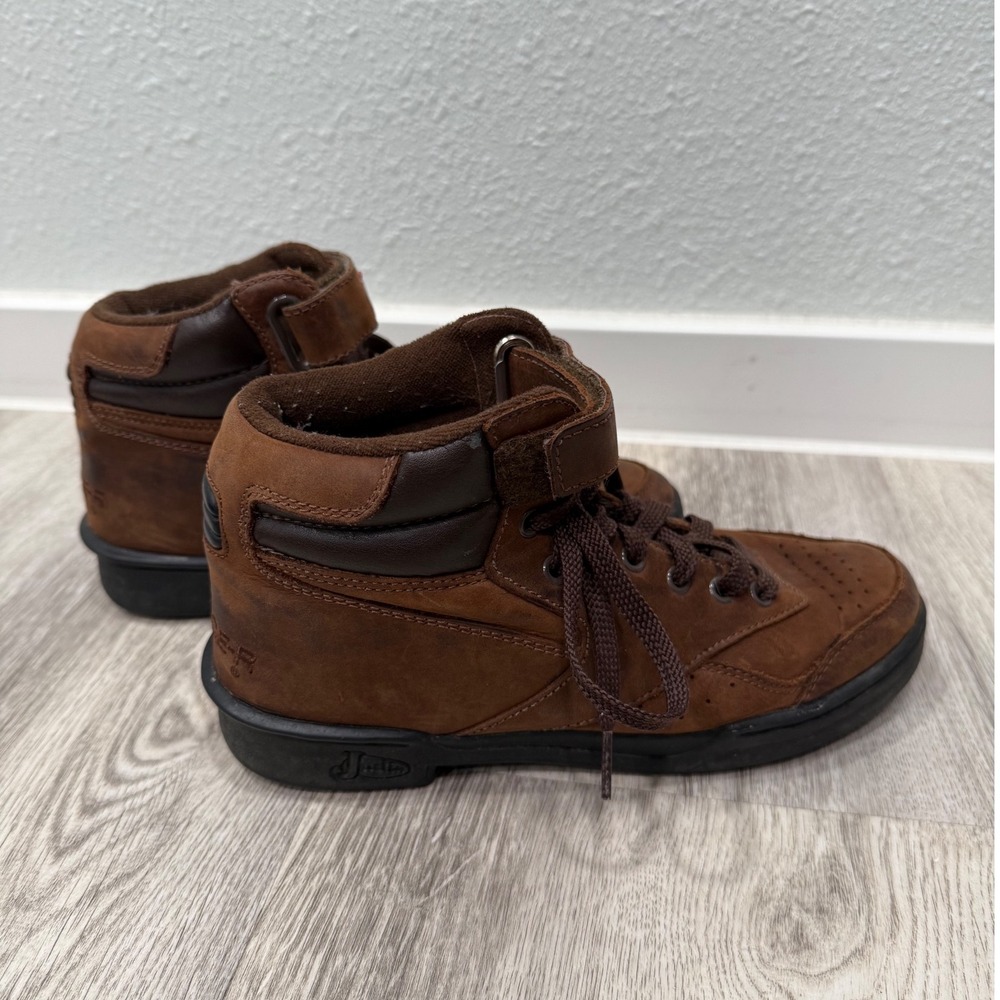 Justin Boots Women's Brown Leather Sport Lacer High Top Sneakers Shoes Size 5.5M